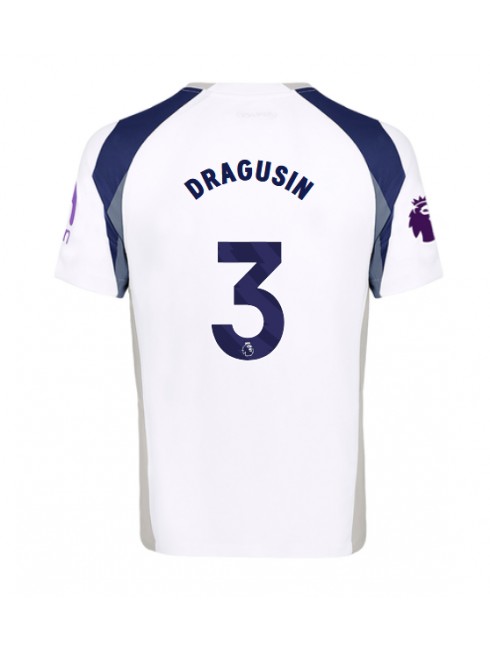 Tottenham Hotspur Radu Dragusin #3 Replika Hemmakläder 2025-26 Kortärmad Tottenham Hotspur Radu Dragusin #3 Replika Hemmakläder 2025-26 Kortärmad
